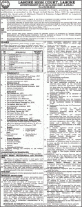 Jobs In Lahore High Court