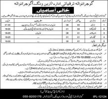 Gujranwala Development Authority GDA Jobs 2022