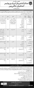 ICT Police Jobs 2020 - Islamabad Police Jobs Latest - Application Form