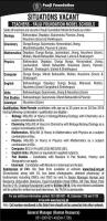 Jobs For Teachers In Fauji Foundation Model Schools