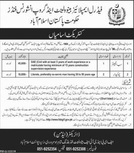 Jobs In Federal Employees Benevolent Fund And Group Insurance Funds, Pakistan