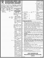 Jobs In King Edward Medical University Lahore KEMU