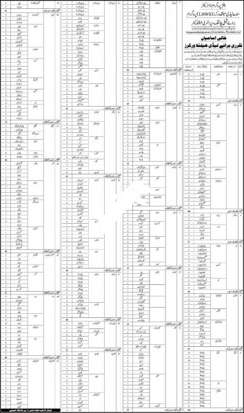 Jobs In Lady Health Worker LHWS For Family Planning And Primary Healthcare