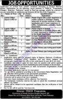 Jobs In MNCH Program Merged Districts Peshawar