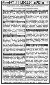 Jobs In Oil And Gas Sector Karachi