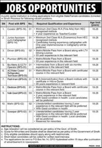 Jobs In Public Sector Organization Hyderabad