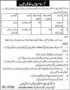 Jobs In Punjab Land Record Authority