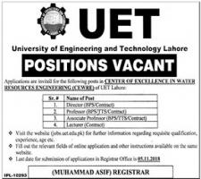 Jobs In University Of Engineering And Technology