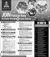 Join Pakistan Navy As Doctor