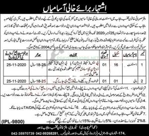 Mohtasib Punjab Jobs Nov 2020 Latest Ad