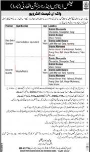 NADRA Jobs 2020 For Data Entry Operators & Security Guards In KPK