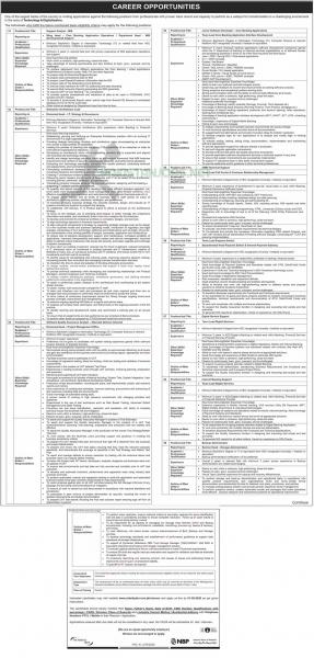 NBP Jobs www.nbp.com.pk August 2020 Latest Ad Online Apply Latest