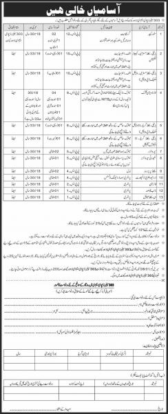 Pakistan Army 303 EME Cantonment Jobs October 2020