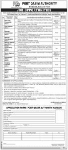 Port Qasim Authority Karachi Jobs July 2020