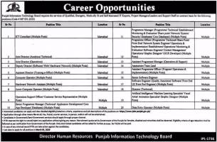 Punjab Information Technology Board PITB Jobs February 2020