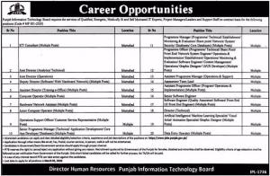 Punjab Information Technology Board PITB Jobs February 2020
