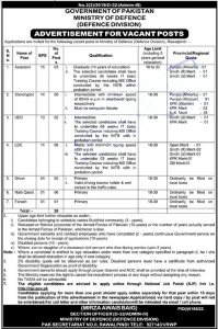 MINISTRY OF DEFENCE JOBS 2023