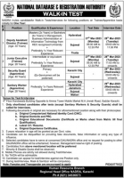 National Database & Registration Authority NADRA Jobs 2023