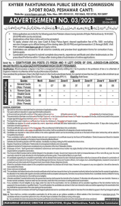 PUBLIC SERVICE COMMISSION KPPSC JOBS 2022